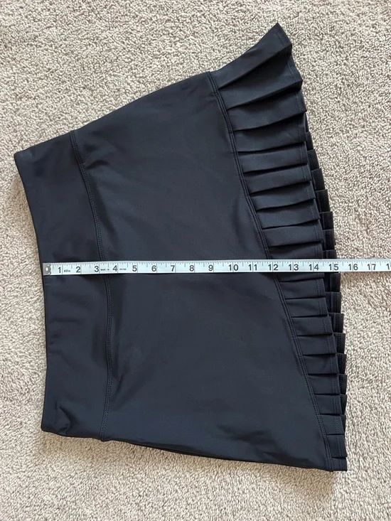 Sigrid Olsen Black Athletic Skort Tennis Golf Summer Ruffle Pickleball Small - Picture 5 of 7